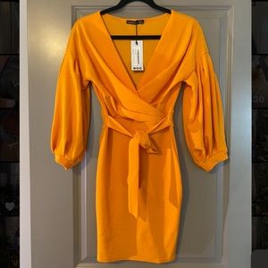 Boohoo Yellow Dress